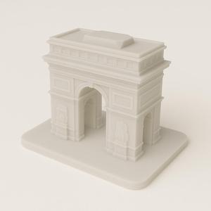 Arc de Triomphe – Minimalist 3D Printable Paris Landmark Model