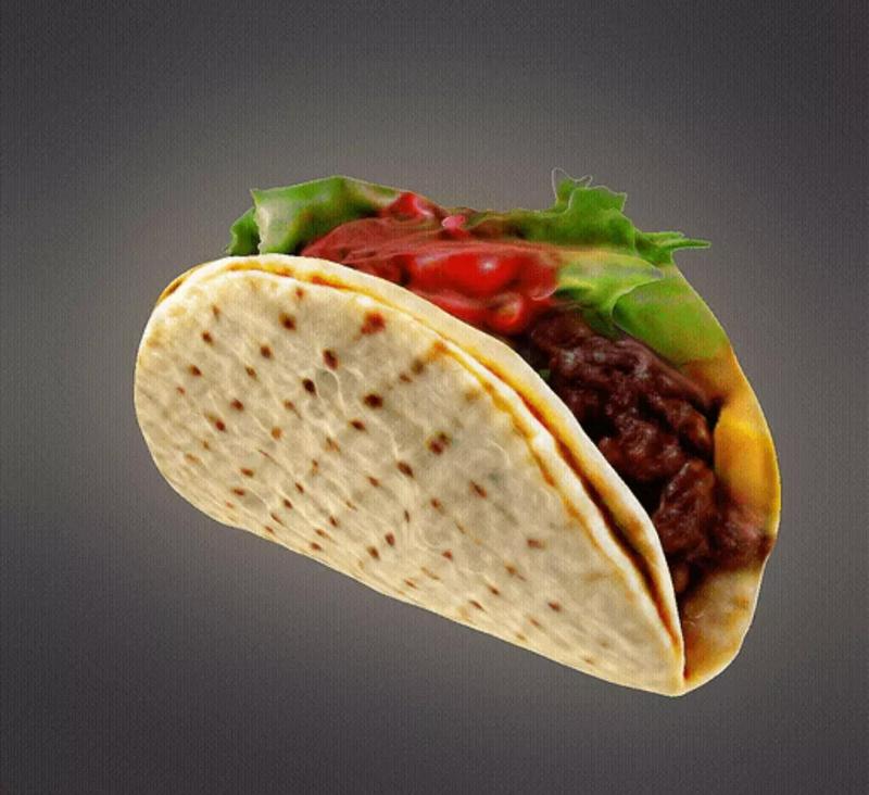 Taco food