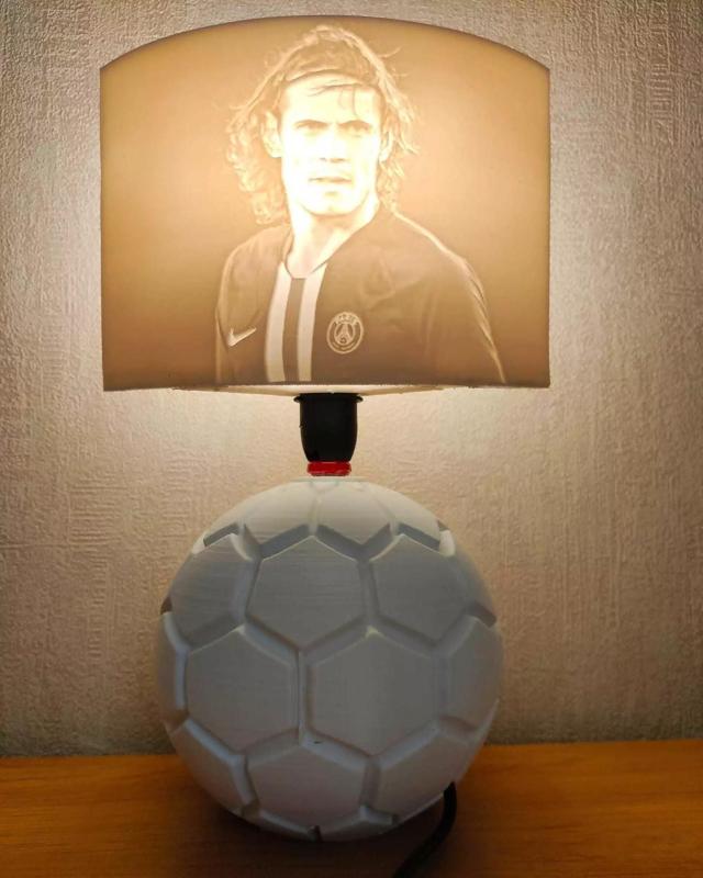 Lampe football Edinson Cavani