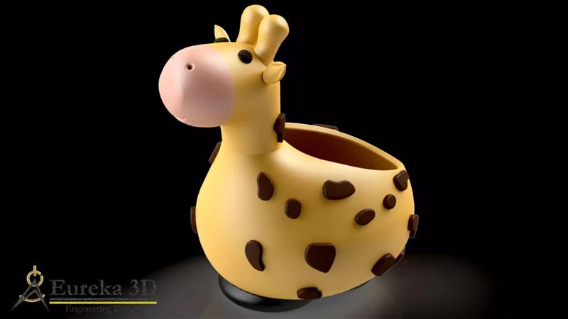 Giraffe flowerpot