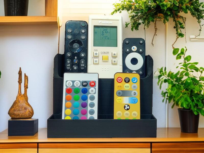 ORGANIZER FOR TV REMOTE CONTROLS, BATTERIES, PAPER CLIPS, STAPLES, ETC.