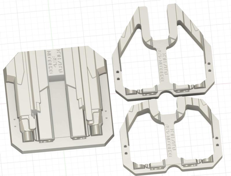 SPRINGFIELD ECHELON 4.5F W/ TLR7 HLX HOLSTER VACUUM SPLIT MOLD