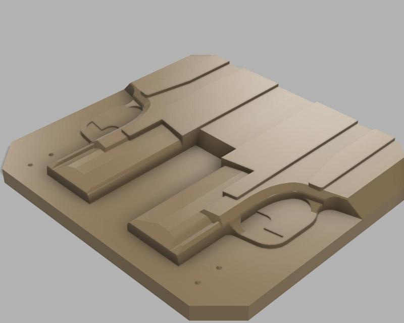 SPRINGFIELD HELLCAT MICRO COMPACT VACUUM MOLD AND TRIM JIG