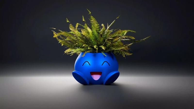 Macetero pokemon Oddish- pokemon odish flowerpot