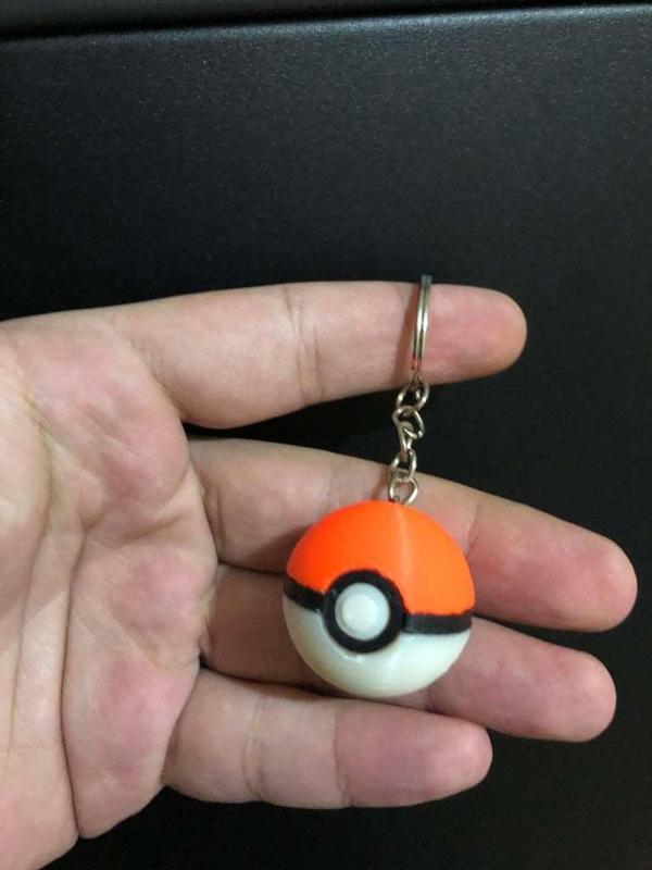 Pokeball Keychain