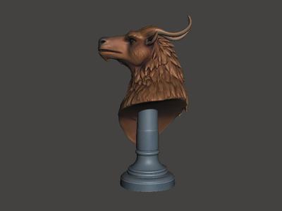 Creature of Two Realms Bust K007 Gift Bust Figure Unique & Detailed 3D Print Model