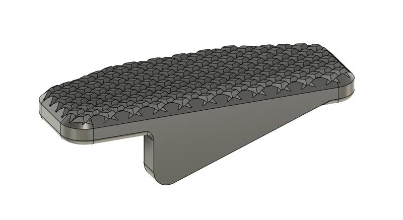 Glue on thumb rest for airsoft / airguns / guns / other