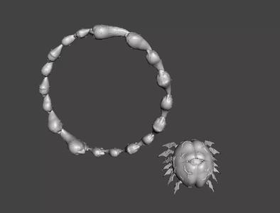 Meliodas and Elizabeth Curse 3D model