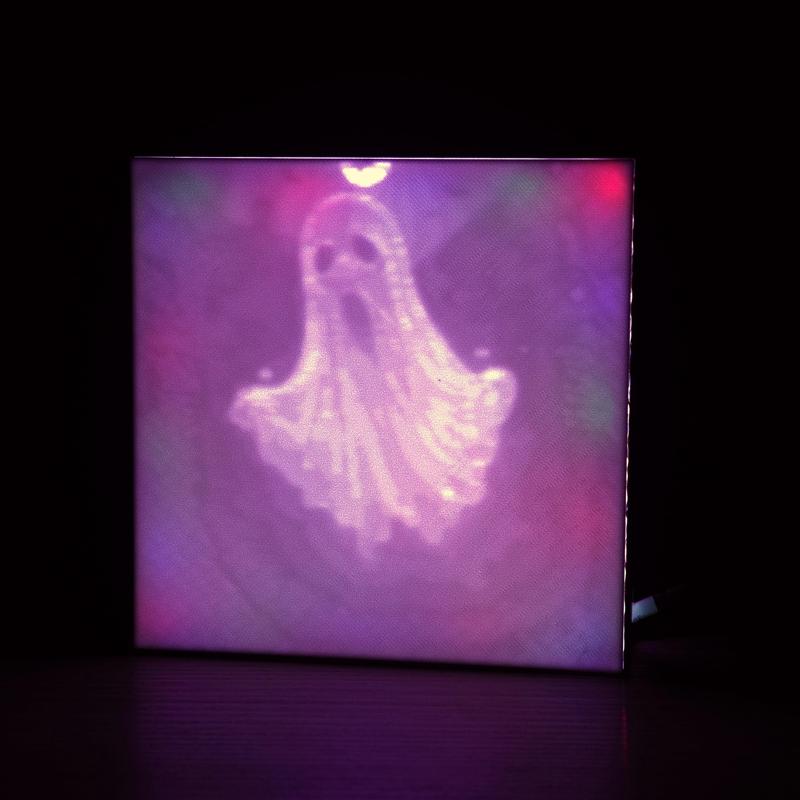 RB Living Halloween ghost light box decoration