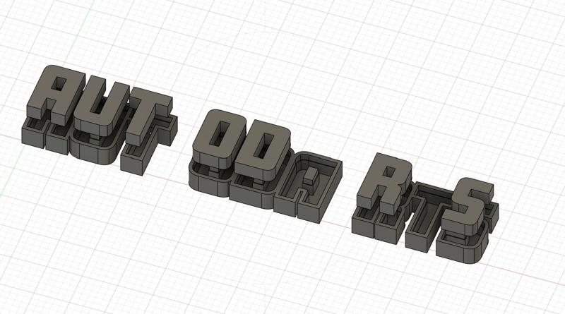 Autodarts Wall Lettering 2