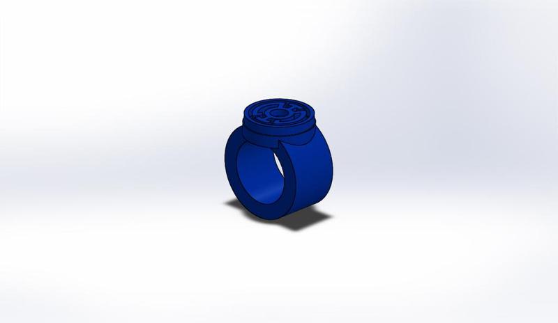 Blue Lantern ring