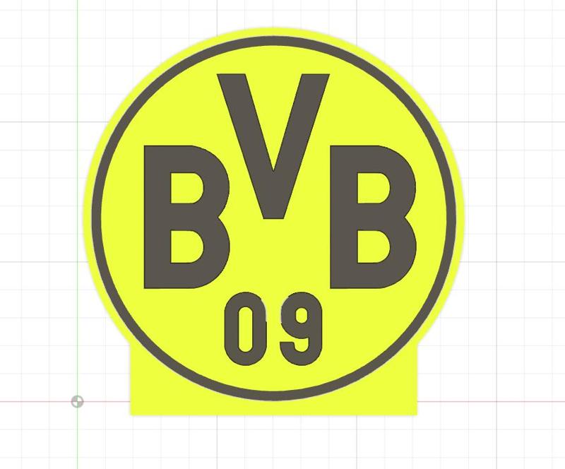 WLED BVB Dortmund LED desk lamp