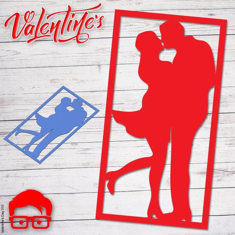 Valentines Day couple silhouette by am-media