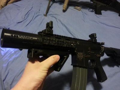 Elite Force M4 quadrail
