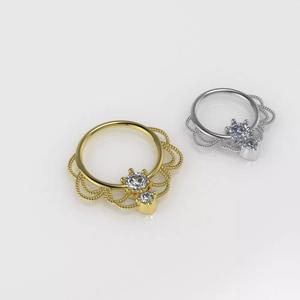Set ear Piercing three sizes INDI-01 Helix daith Septum nose