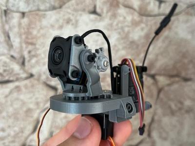 Pan and tilt for DJI O4 Air unit
