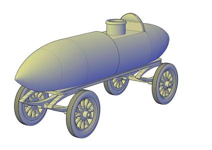 La Jamais Contente balloon car