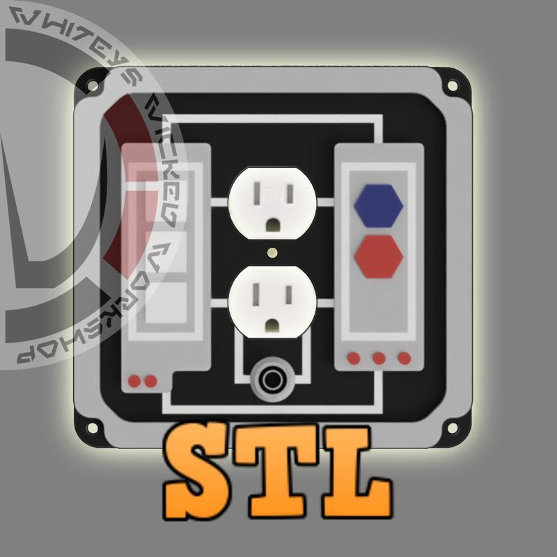 Star Wars Outlet Cover V1 Solid STL