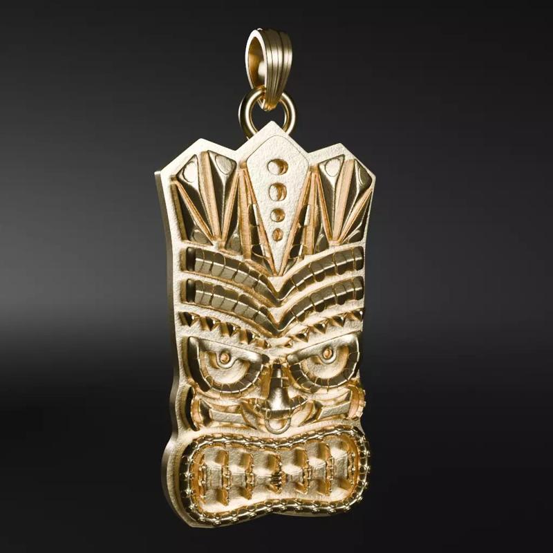 Mask Polynesia symbols - 3D printable model