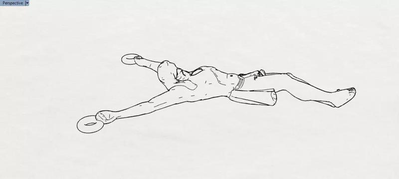 jesus man flying in air