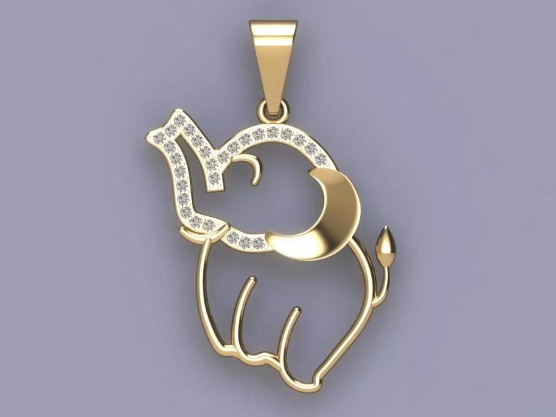 Elephant pendant