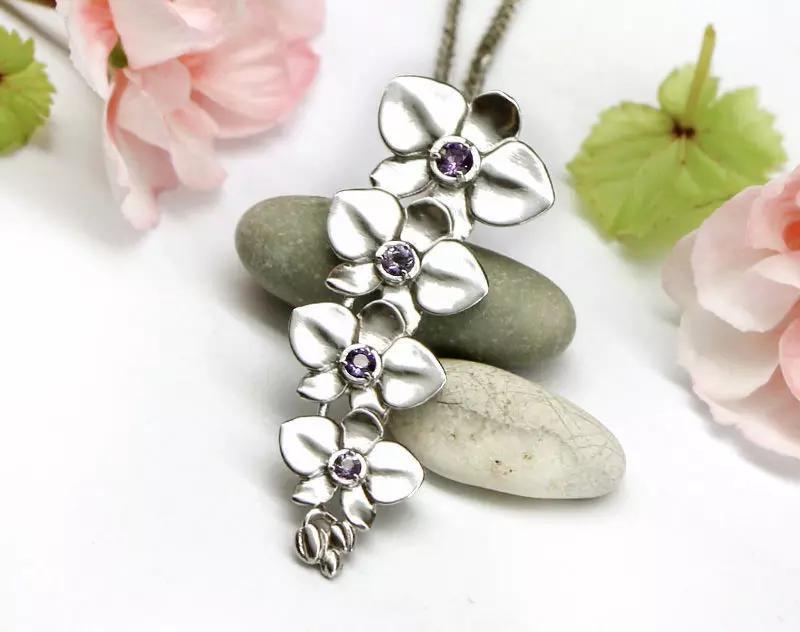 Orchid pendant model to download - phalaenopsis