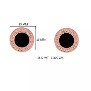 bvlgari earring studs 3d printable model