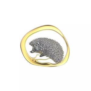 hedgehog pendant