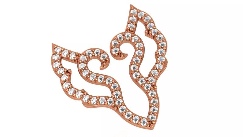 Seabird Couple Charm Pendant