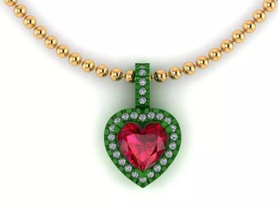 Heart of a pendant