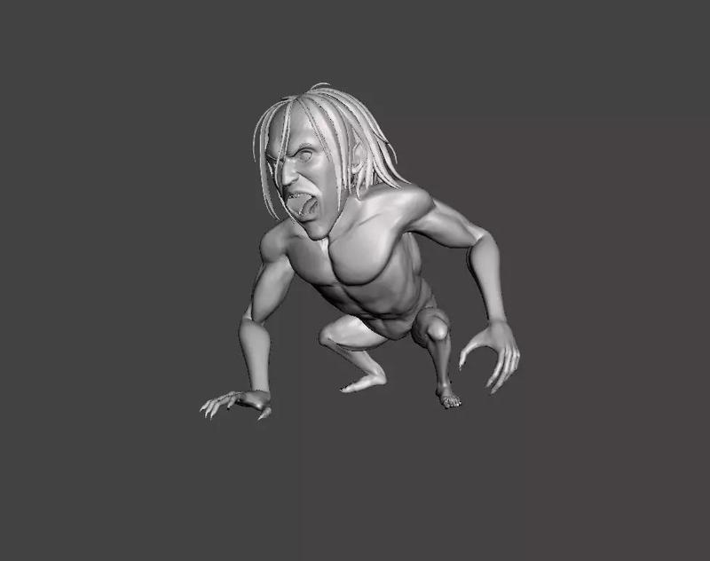 Ymir jaw Titan 3D Model