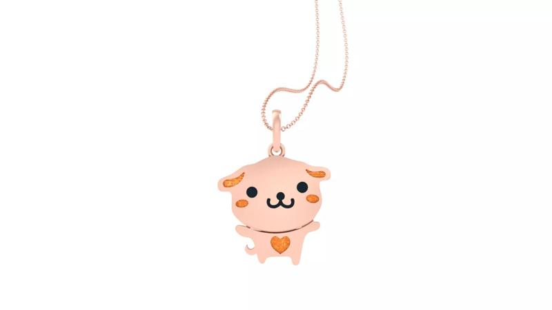Panda Light Weight Kids Pendant Necklace Charms 3dm stl obj gltf