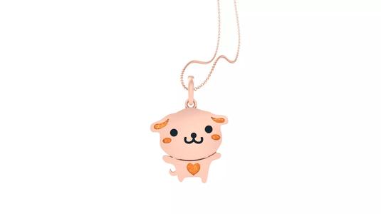 Panda Light Weight Kids Pendant Necklace Charms 3dm stl obj gltf