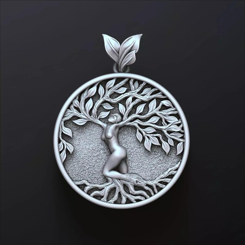 Girl Tree Of Life Pendant Version 2