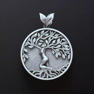 Girl Tree Of Life Pendant Version 2