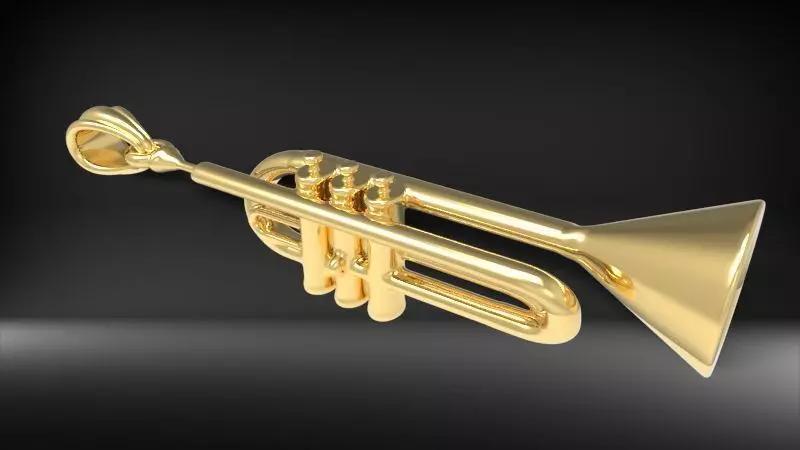 Trumpet pendant