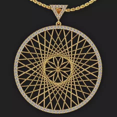 Ultra vision Circle pendant