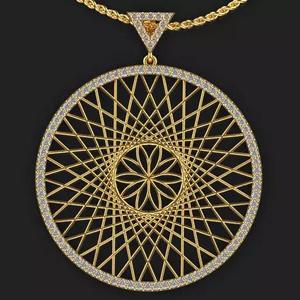 Ultra vision Circle pendant