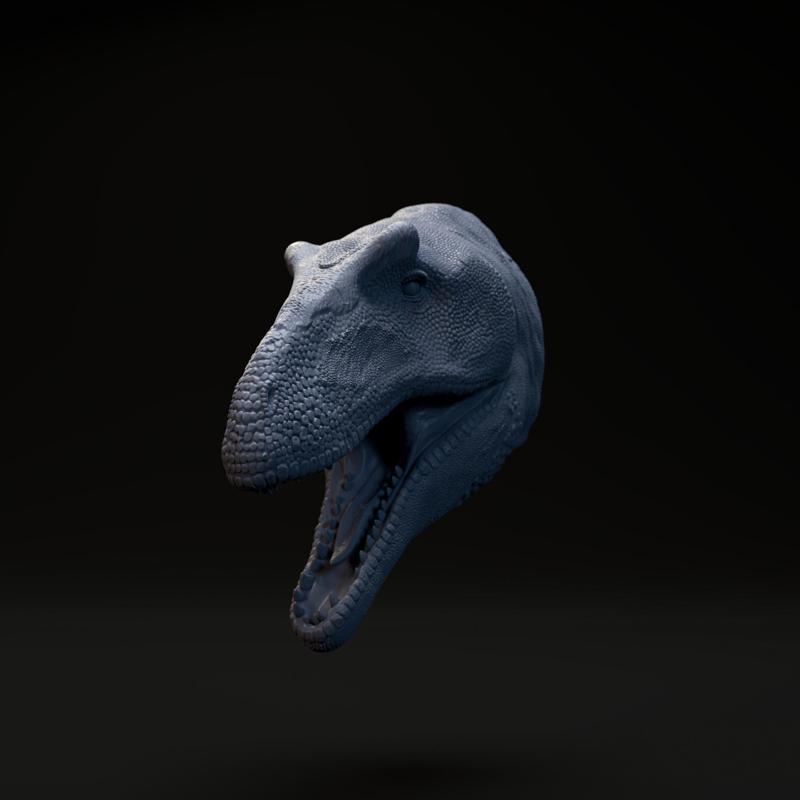 Acrocanthosaurus mount/head
