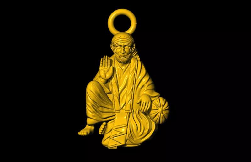 Sai Baba 3D Pendant