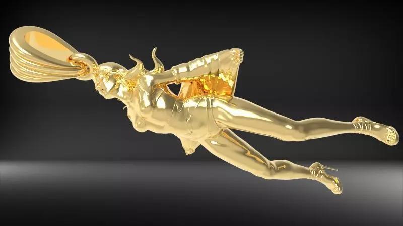 Stripper woman in high heels  stockings Pendant Necklace Jewelry