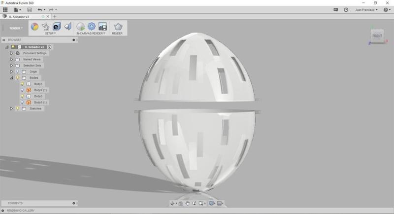 Cebador para peces (Fishing spherical sea box)