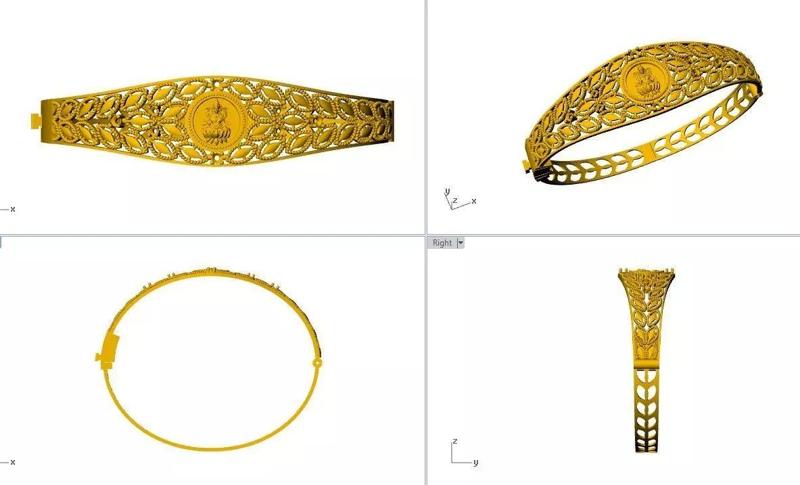 bangal 1 four gold bangles