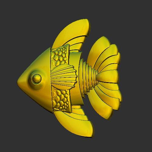 fish STL 3D