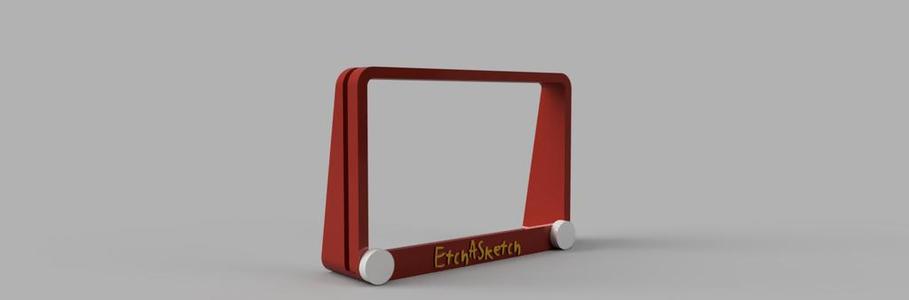 Instax Mini 8 Frame etchasketch