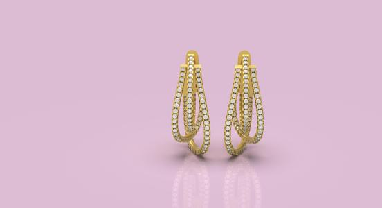Bali Earring - 0025 3D