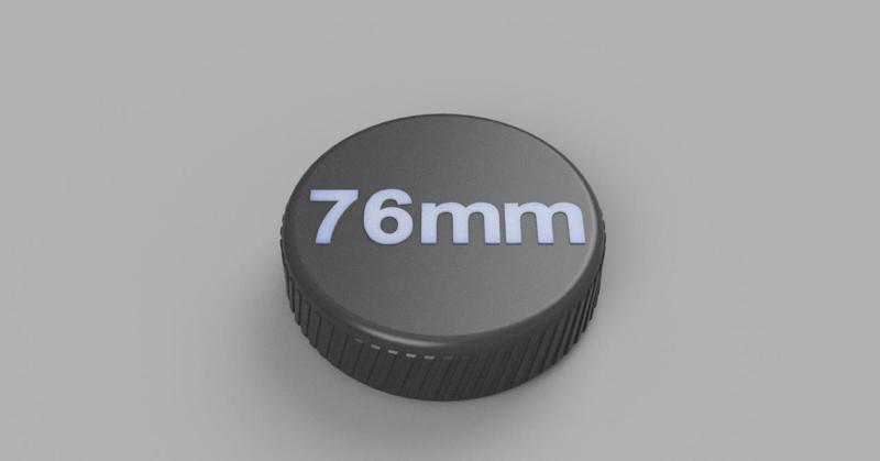 Disk case for mini-drill blades 76mm