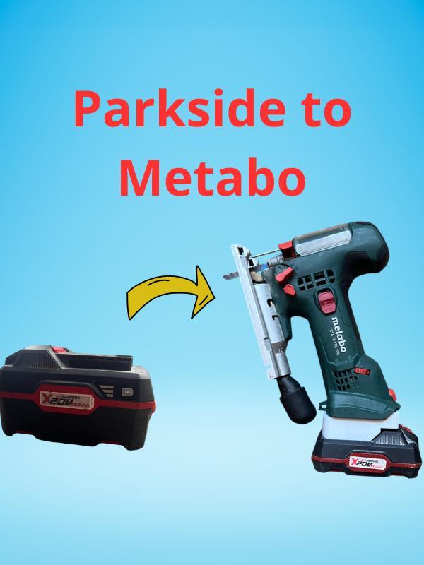 PARKSIDE TO METABO BATTERY ADAPTER