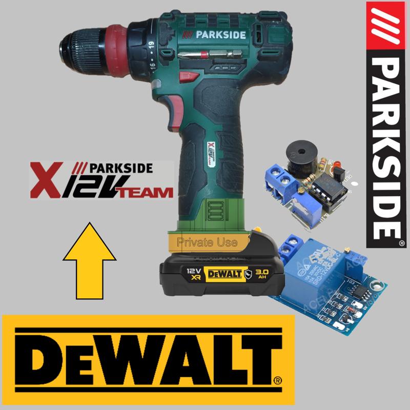 DEWALT 12 V ON PARKSIDE X12V