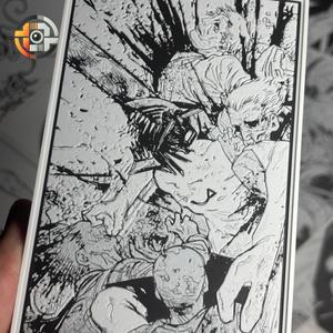 DENJI | CHAINSAW MAN - WALL ART - DESK DECORATION - HUEFORGEENTHUSIAST - MANGA PANEL
